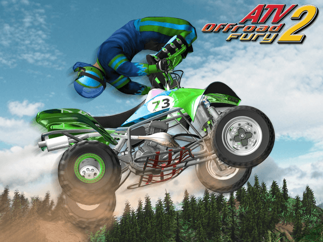 ATV Quad Power Racing 2 title screen for Xbox